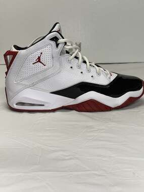 Nike Size 12 Men’s Jordan B'Loyal White Red Black